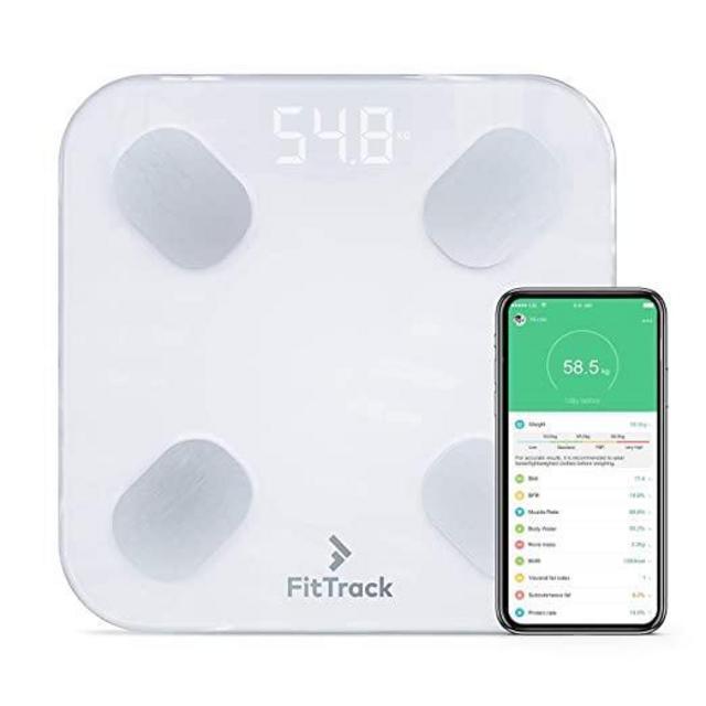 FitTrack Smart BMI Scale (White)