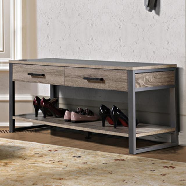 Wood Storage Entryway Bench by Homestar