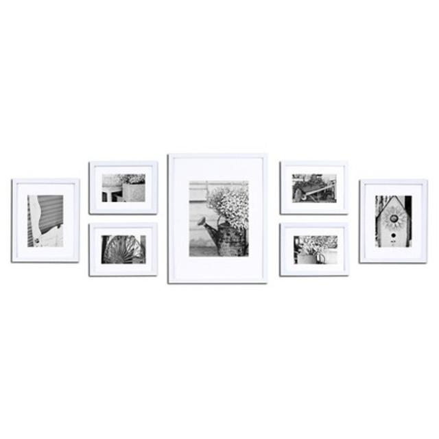 Gallery Solutions 7 Piece Wall Frame Set