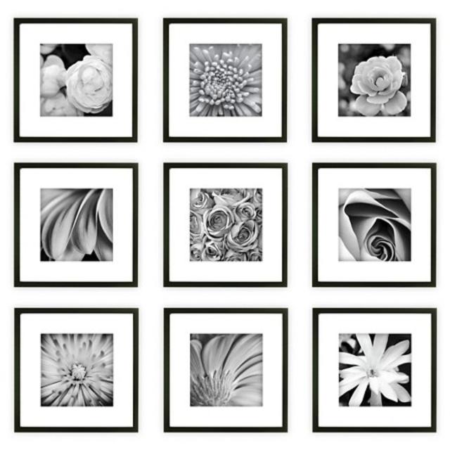 Product description page - Gallery Perfect 9 Piece Wall Frame Set - Black