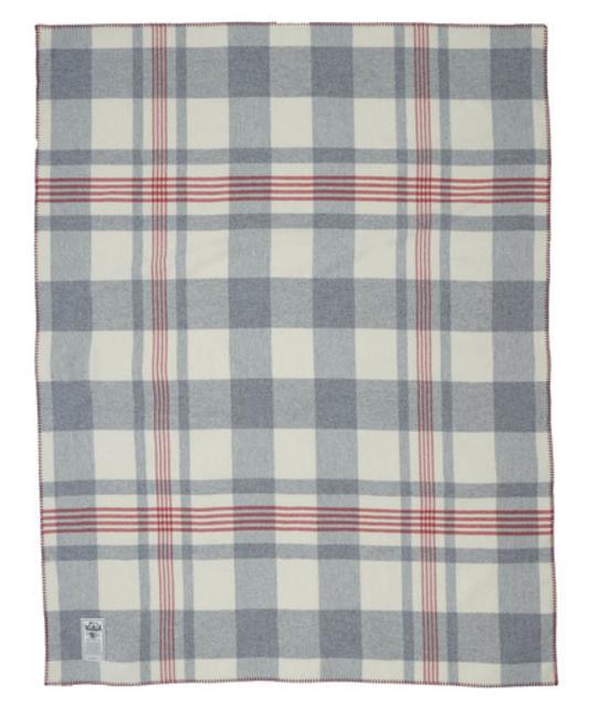Soft Wool Plaid Blanket