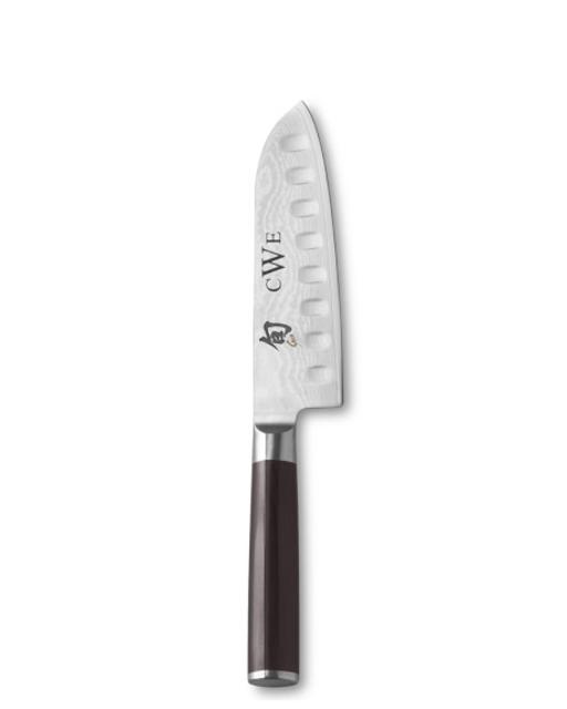 Shun Classic Hollow-Ground Santoku, 7"