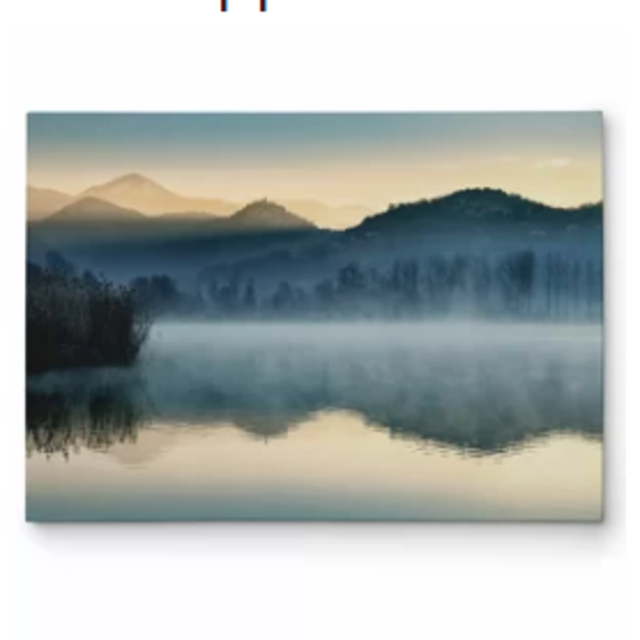 'Quiet Morning' Photographic Print on Wrapped Canvas