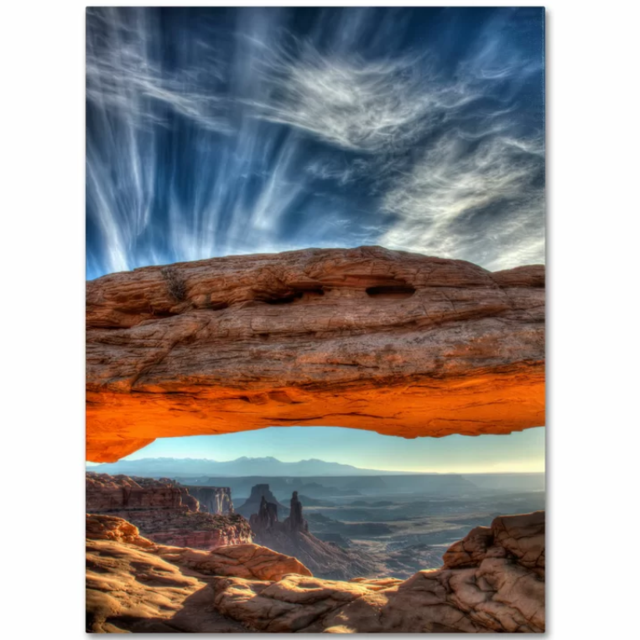 'Mesa Arch Sunrise 2' by Pierre Leclerc Photographic Print on Canvas