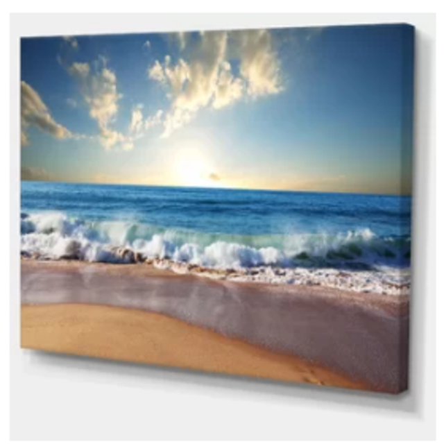 Seascape 'Sea Sunset' Graphic Art