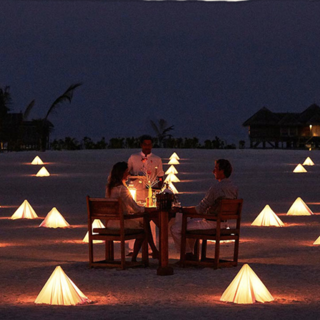 Dinner under the stars, Maldives