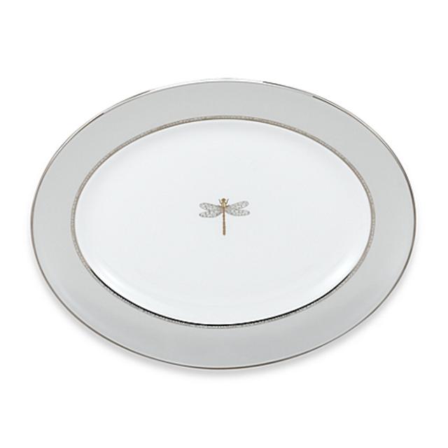 kate spade new york June Lane™ Platinum 13-Inch Oval Platter