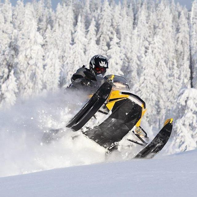 Snowmobiling