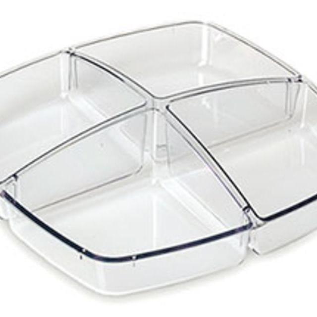 4-Section Tray for Small Square Cool & Serve