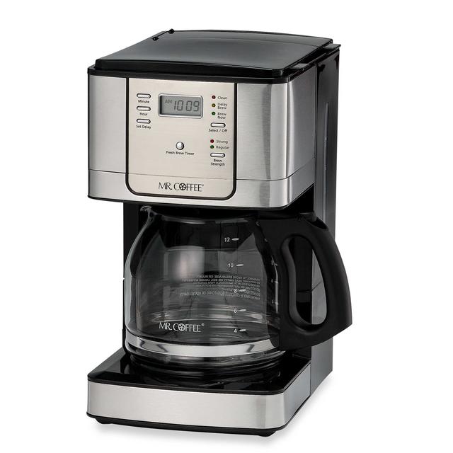 Mr. Coffee® JWX Series 12-Cup Programmable Stainless Steel Coffee Maker