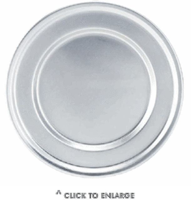 Woodbury Pewter bread-and-butter plate, Danforth pattern, 5in.