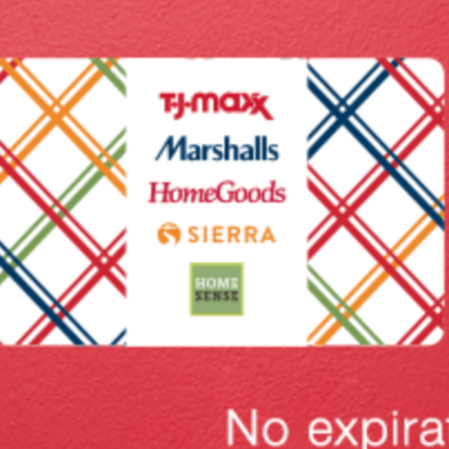 TJ maxx gift card