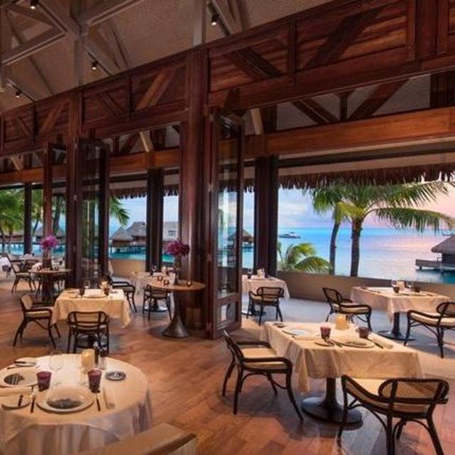 Honeymoon dinner at Iriatai Restaurant in Bora Bora
