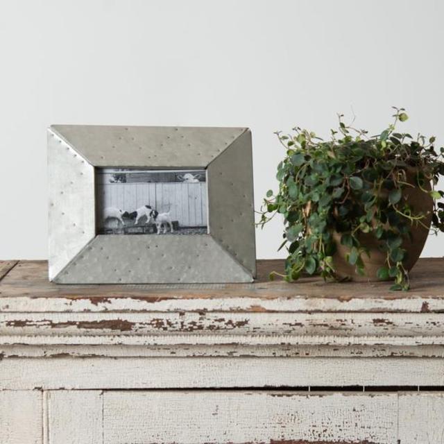 Galvanized Photo Frame