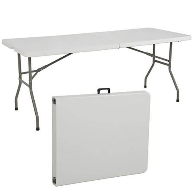 Folding Table 6' Portable Plastic Indoor Outdoor Picnic Party Camp Tables