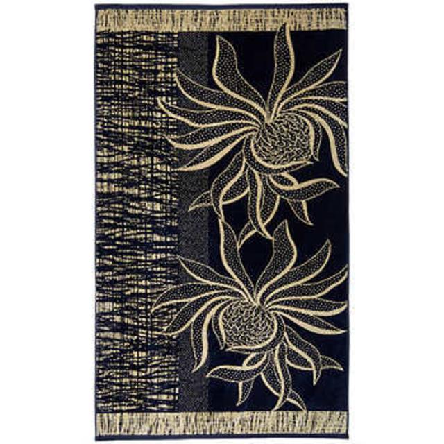 Kirkland Signature Dark Blue Floral Beach Towel 2-pack