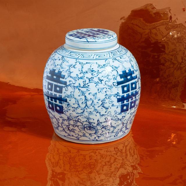 Double Happiness Ginger Jar