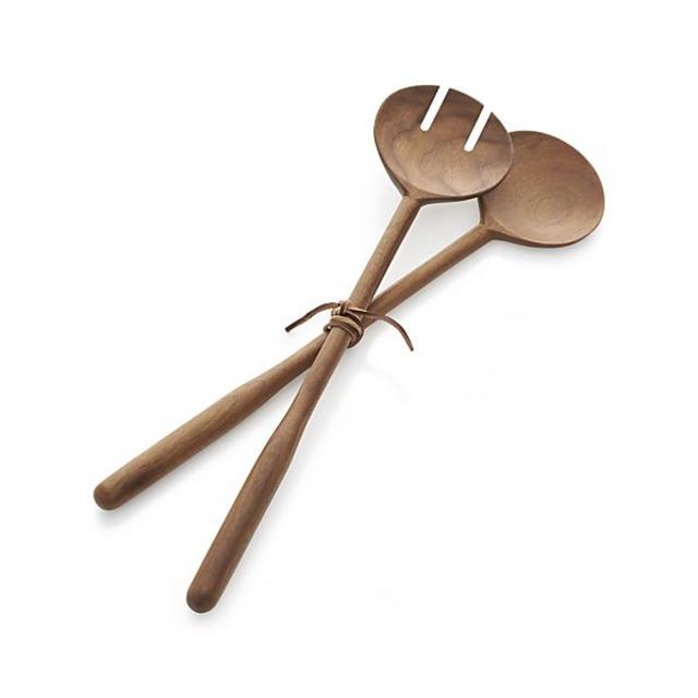 Set of 2 Walnut Servers