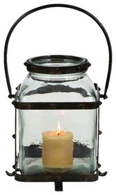 Antique Style Glass Lantern