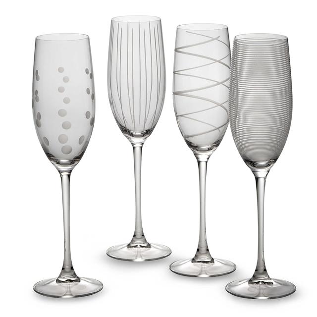 Mikasa® Cheers 8 oz.Toasting Flutes (Set of 4)