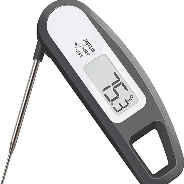 Lavatools PT12 Javelin Digital Instant Read Meat Thermometer for Kitchen, Food Cooking, Grill, BBQ, Smoker, Candy, Home Brewing, Coffee, and Oil Deep Frying
