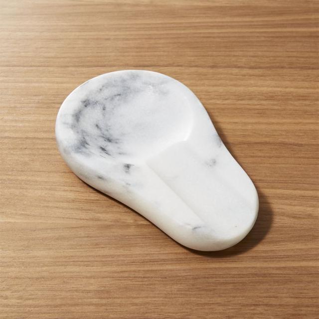 French Kitchen Marble Spoon Rest