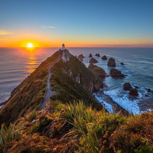 Coffee thermos for the sunrise spotting of Nugget Point