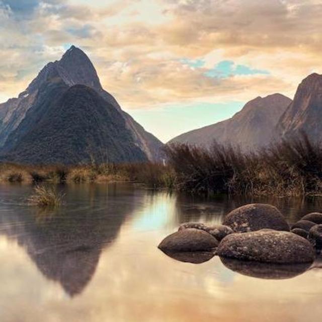 Boat tour at Fiordland National Park