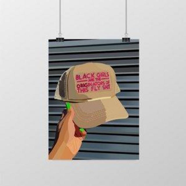Black Girls Print | 24x24