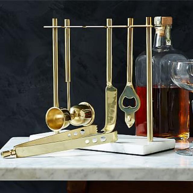 Deco Barware Collection - Gold + Marble