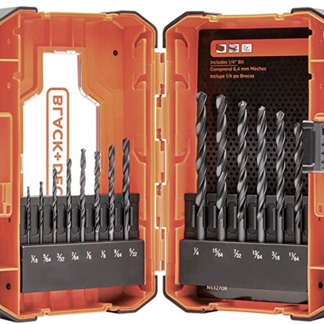 Black & Decker 14-Piece Drill Bit Set