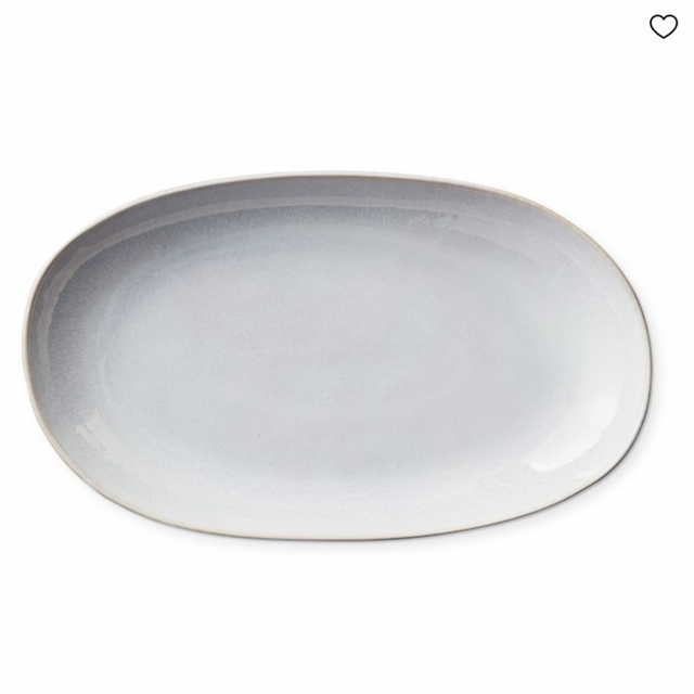 Cyprus Reactive Glaze Small Oval Platter