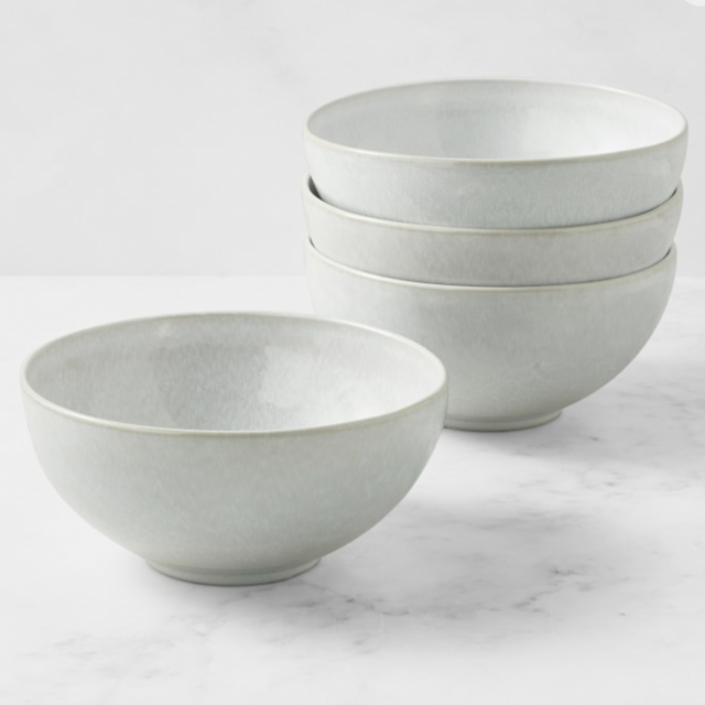 Cyprus Reactive Glaze Noodle Bowls - Set of 4