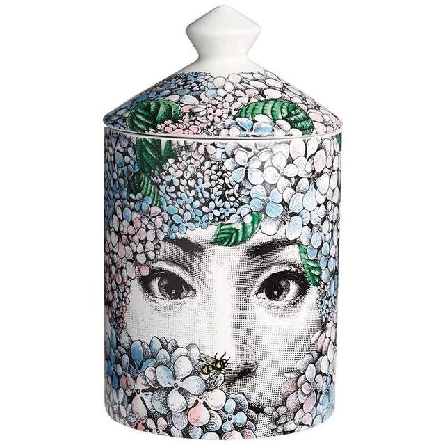 Fornasetti Ortensia Lidded Candle