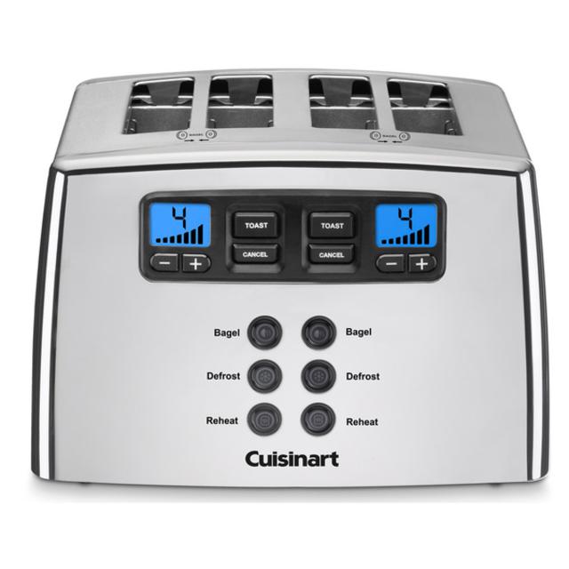 Cuisinart CPT-440 Silver 4-slice Leverless Toaster