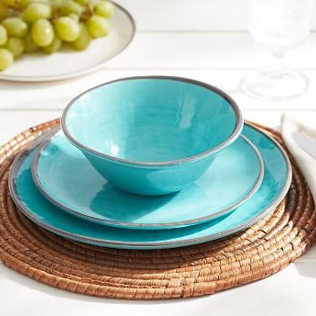 Swirl Melamine Dinner Plate, Set of 4