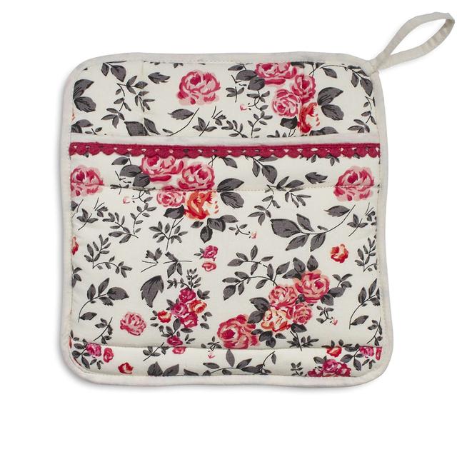 Rose Vintage-Inspired Pot Holder