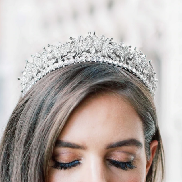 VICTORIA Swarovski Crystal Wedding Tiara