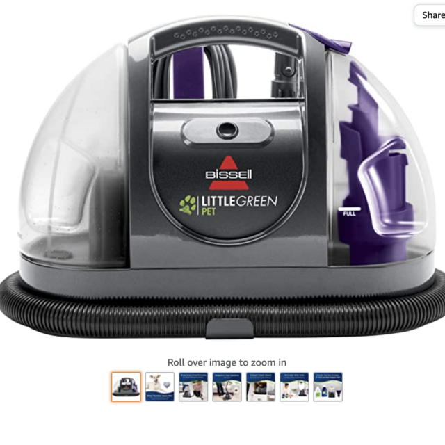 Bissell Little Green Pet Portable Carpet Cleaner, 1400W