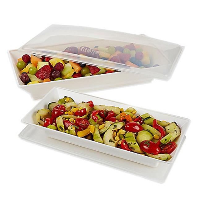 Fit & Fresh® Chilled Serving Platters (Set of 2)