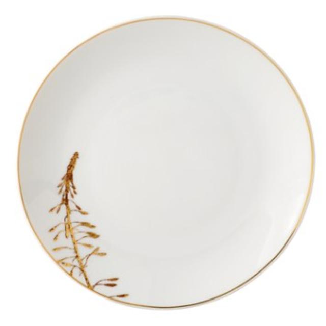 Bernardaud"Vegetal" Gold Coupe Bread & Butter Plate