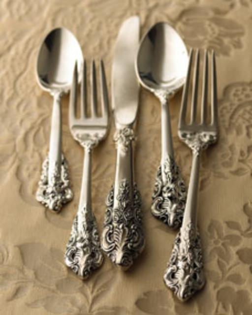 Godinger																						  																														 92-Piece 20th-Century Baroque Silver-Plated Flatware
