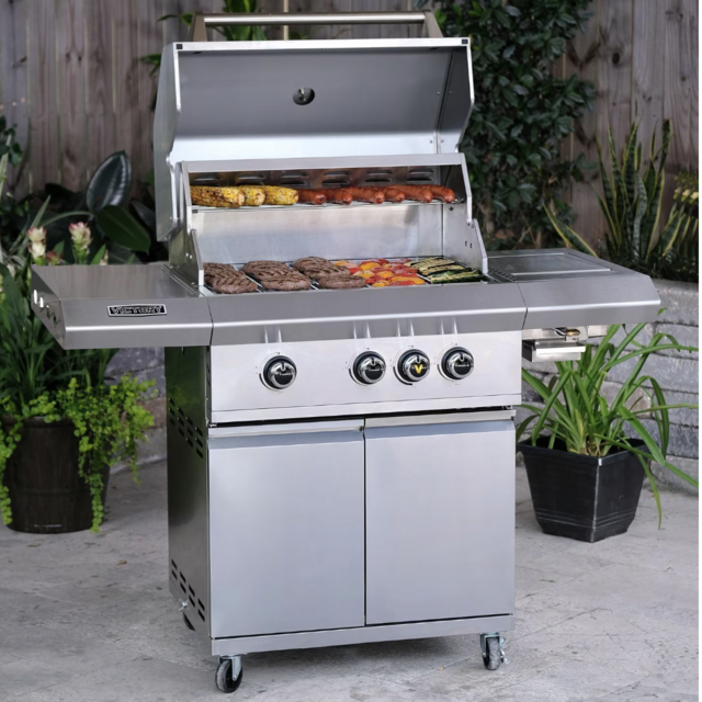 BBQ Guys Victory 3-Burner Propane Gas Grill