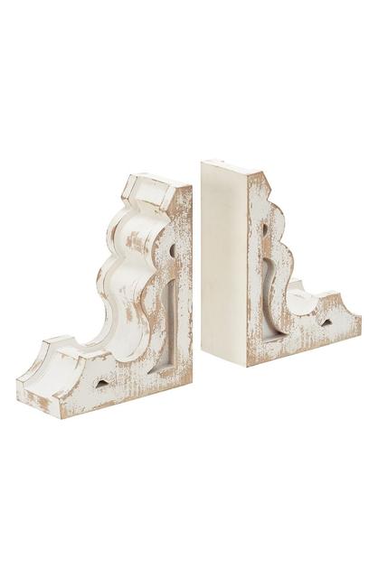 Wooden Bookends