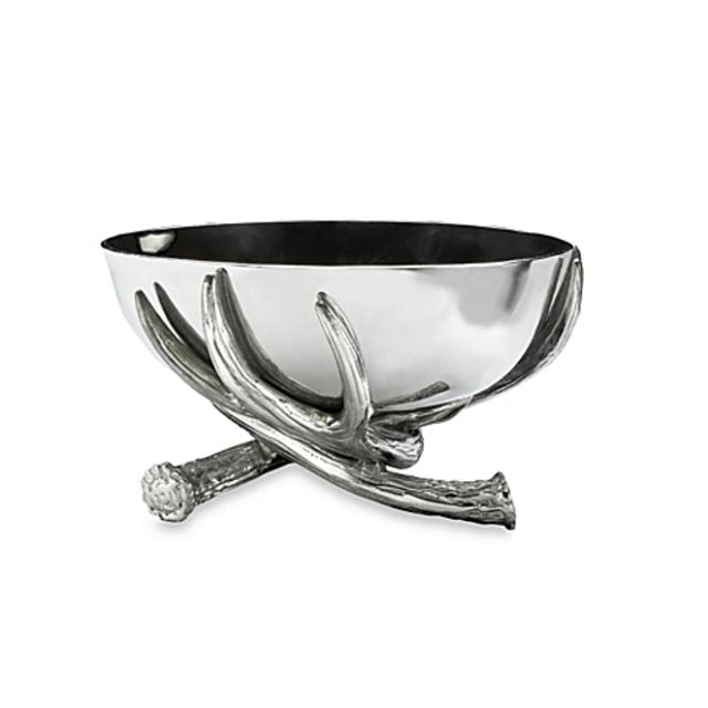 Arthur Court Designs Antler 10-Inch Pedestal Bowl