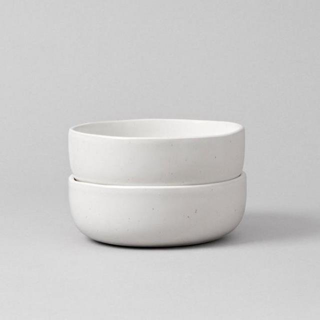 Speckled White Cereal Bowls (Set of 4)