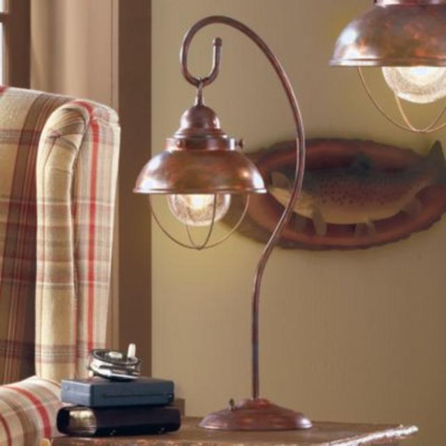 Cabela's Grand River Lodge™ Fisherman's Table Lamp - Antique Bronze