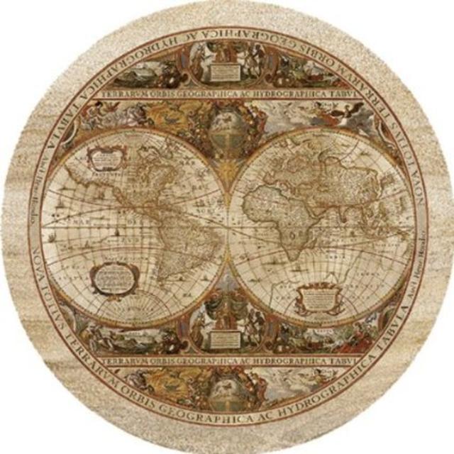 Thirstystone "Old World Map' Drink Coaster Collection