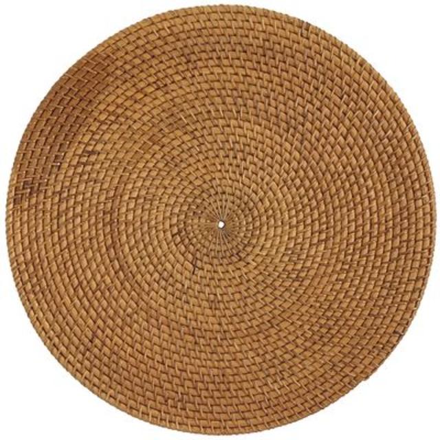 Honey Round Rattan Placemat