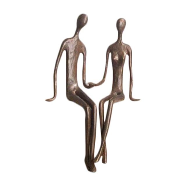 DanyaB Sitting Couple Figurine